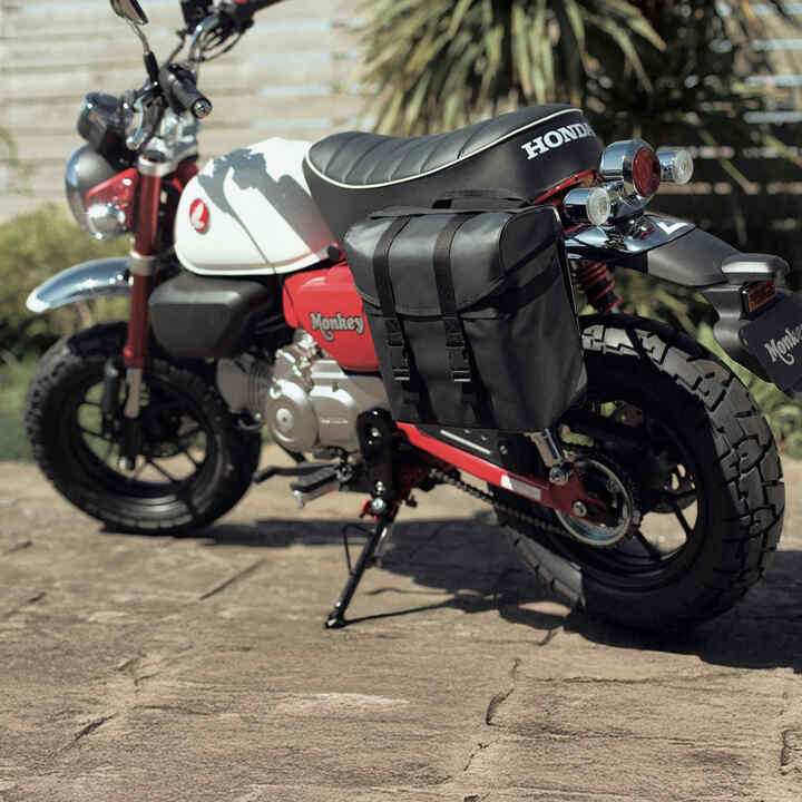 Rear static view of Honda Monkey 125